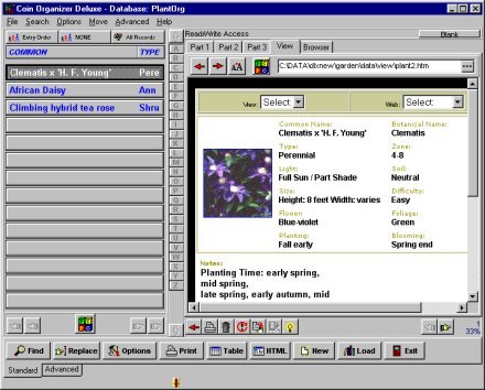 desktop database, view